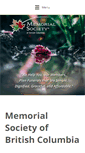 Mobile Screenshot of memorialsocietybc.org